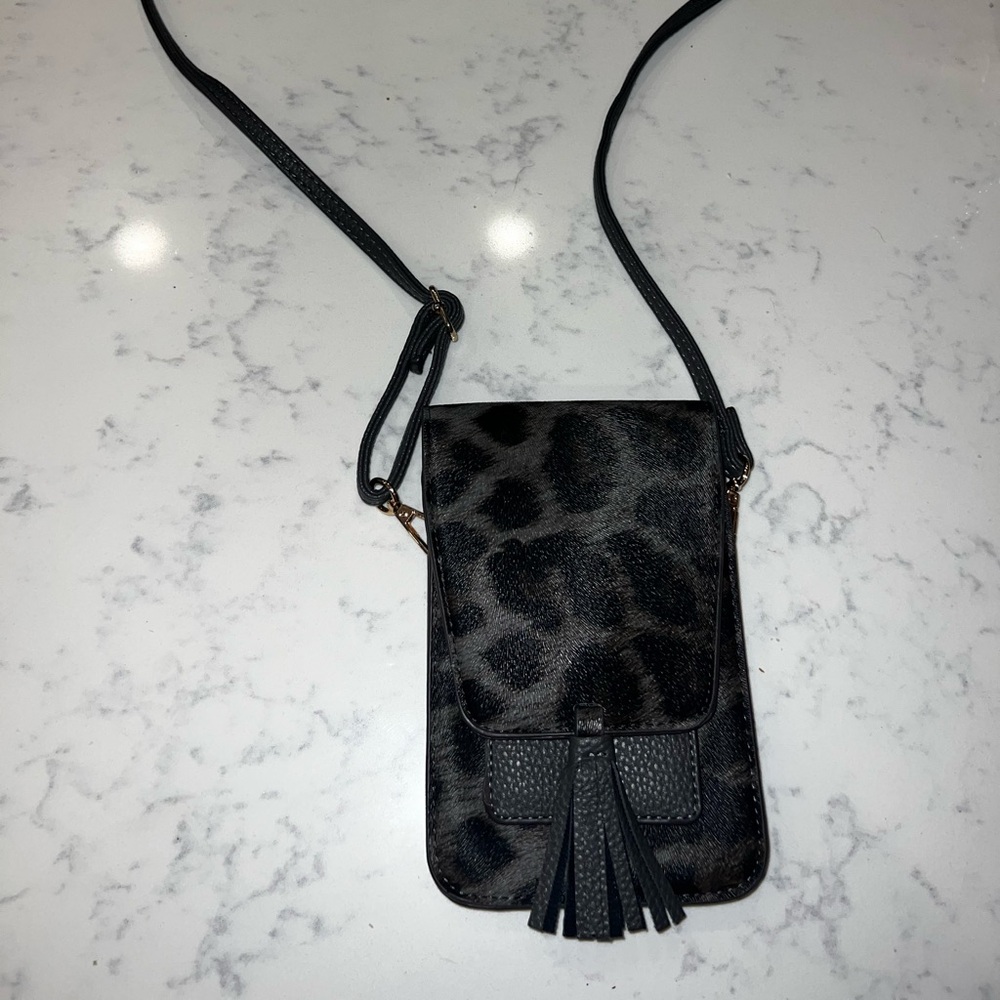Leopard Print Crossbody Bag